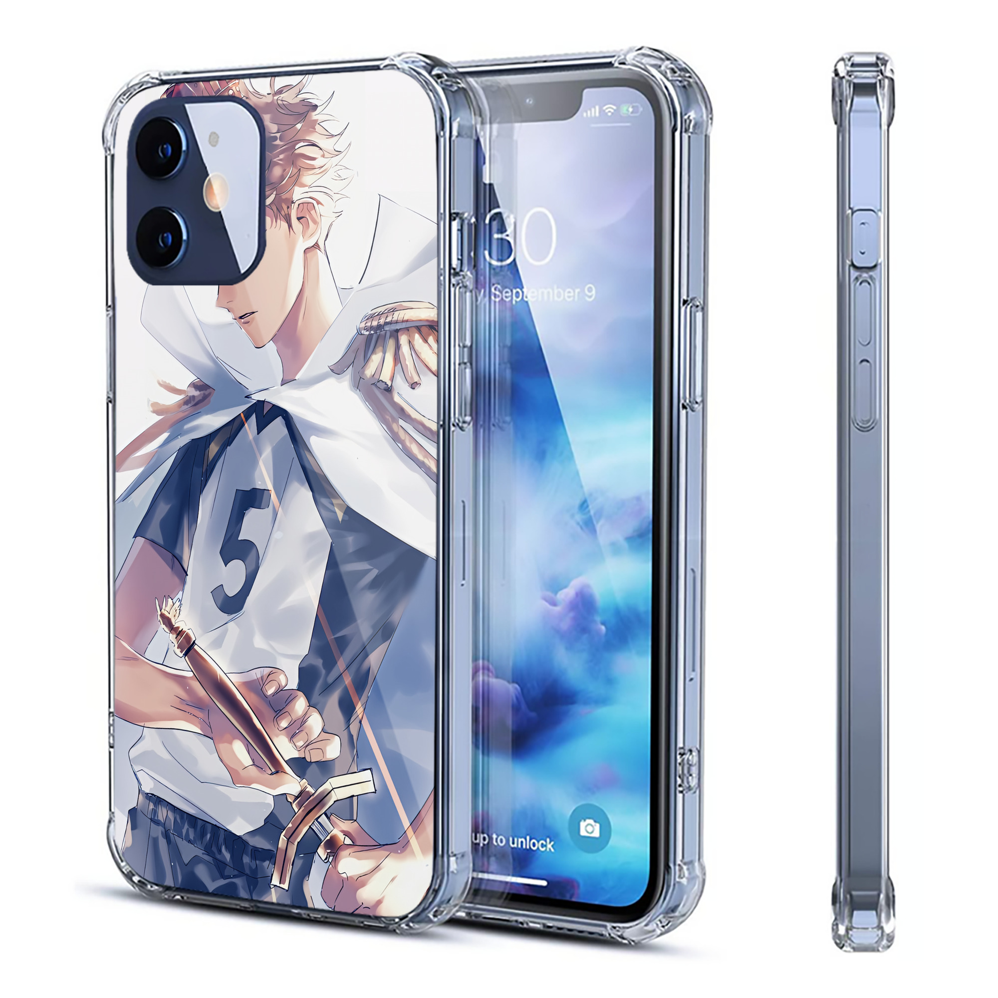 （画像用） ハイキュー!! Haikyu!! 【iPhone 12シリーズ対応】透明スマホケース（クリアソフトケース）